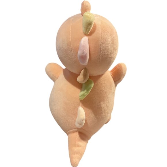 💕2 for $17💕 Plush Soft Pink Dinosaur Embroidered Facial Features Cute No tag - Picture 4 of 5